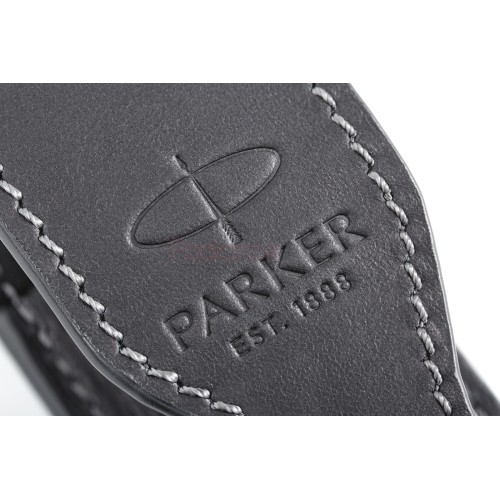 Кожаный чехол Parker для одной ручки, Black